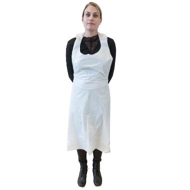 Catersource Engangsforklæde 85x130cm 30 my, Hvid - 50 stk/pk