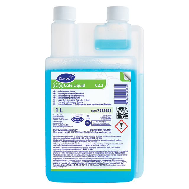 Suma Cafe Liquid C2.3 Rensemiddel flydende - 1 L/fl