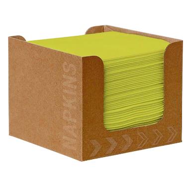 Dunisoft Serviet 20 x 20 cm i disp. Lille Kiwi - 50 stk/pk