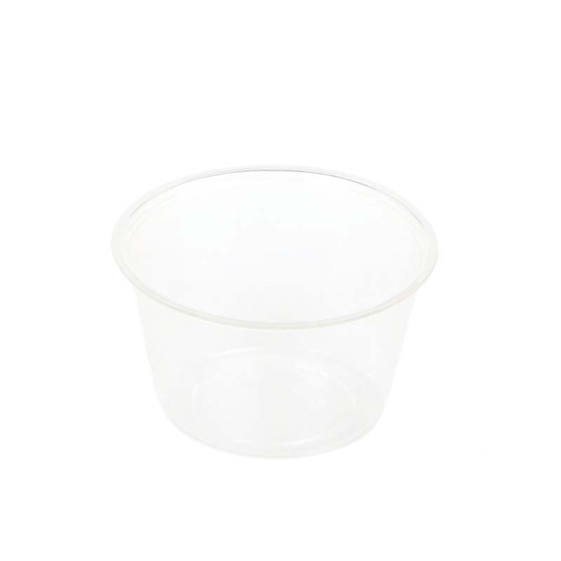 PLA Dressingbæger Klar 90 ml, Ø70 x 41 mm - 100 stk/pk