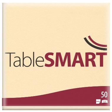 TableSmart Airlaid Serviet 40 x 40 Buttermilk - 50 stk/pk