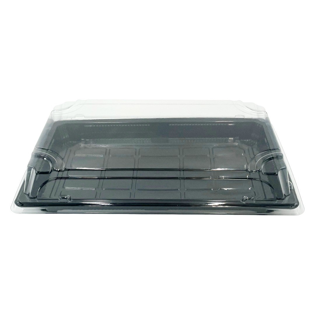 Sushibakke 03 RPET m. låg 165 x 118 x 45 mm Sort - 500 stk/krt