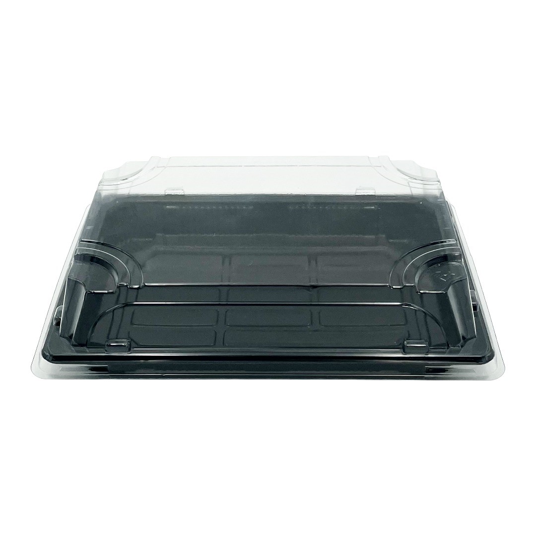 Sushibakke 05 RPET m. låg 188 x 130 x 45 mm Sort - 400 stk/krt