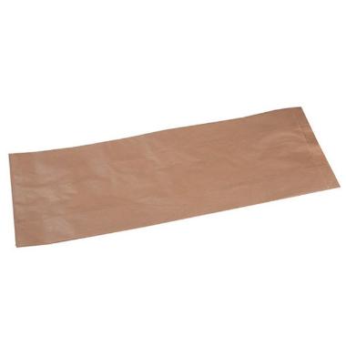 Grovbrødspose Stor 50 gr Ribbet Brun - 1000 stk/krt