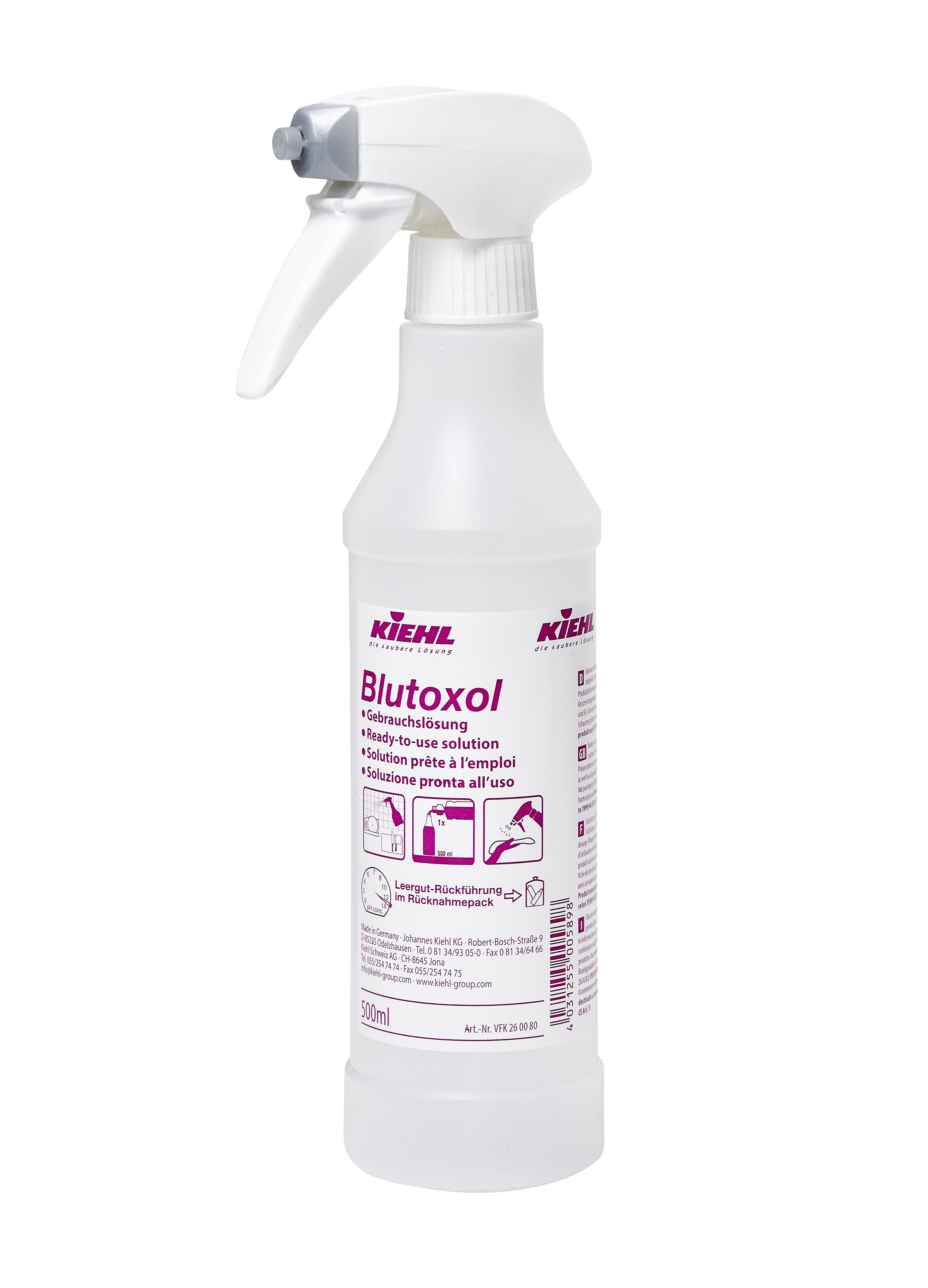 Kiehl Blutoxol Doseringsflaske med spray 500 ml