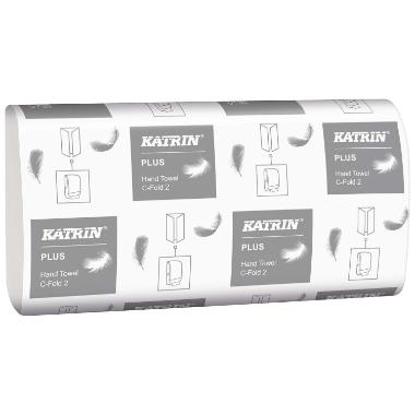Katrin Plus C-Fold Håndark 2-lags - 16 pk/krt