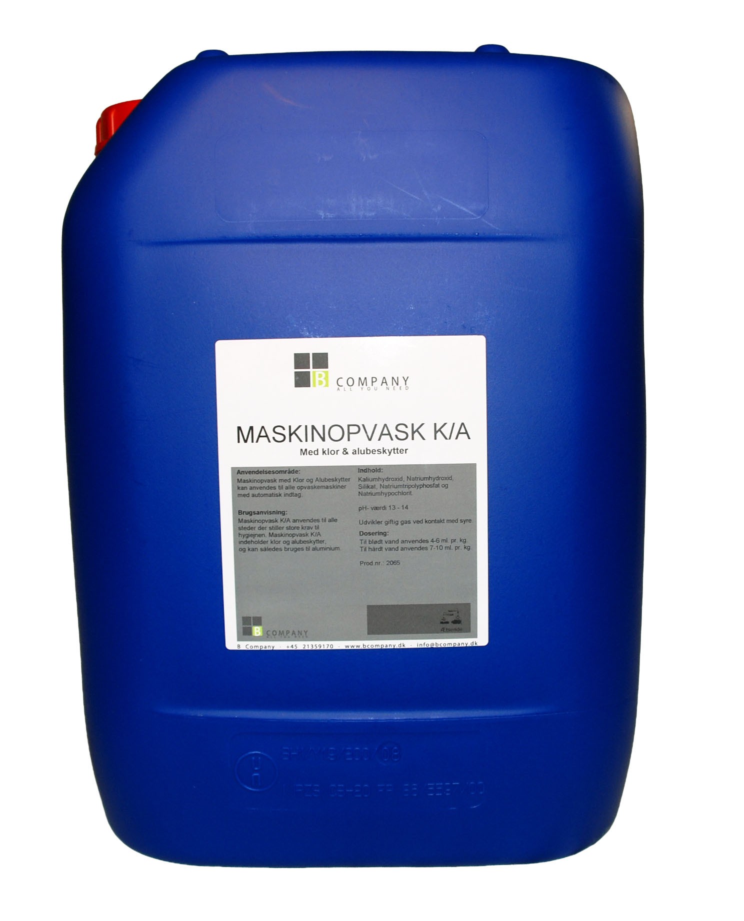 Maskinopvask K/A - med klor og alubeskytter - 24 kg