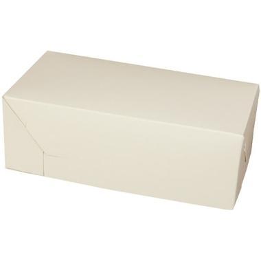 Kageæske fold selv 200x100x70 mm hvid - 250 stk/krt