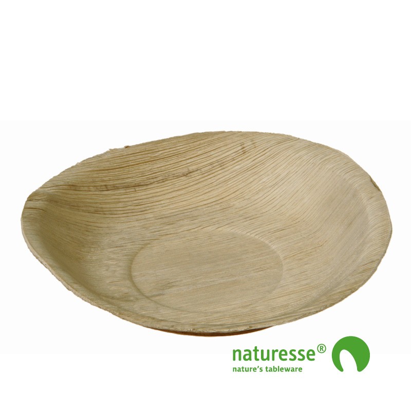 Palmeblad Tallerken Ø17 cm - 25 stk/pk
