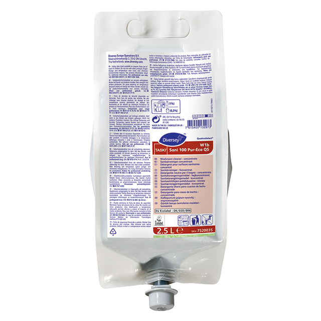 TASKI Sani 100 Pur-Eco QS Sanitetsrengøring - 2.5 L/fl