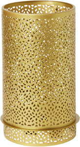 Bliss lysestage 200 x Ø 120 mm Guld - 4 stk/krt