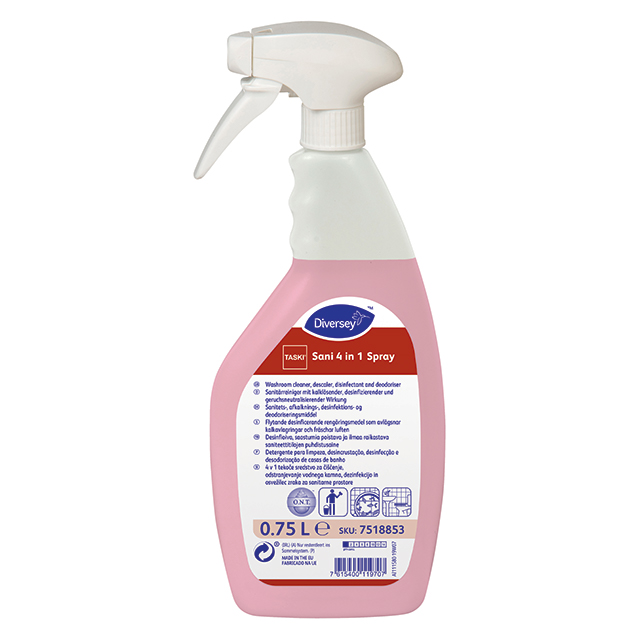 TASKI Sani 4in1 Spray Sanitetsrengøringsmiddel - 750 ml