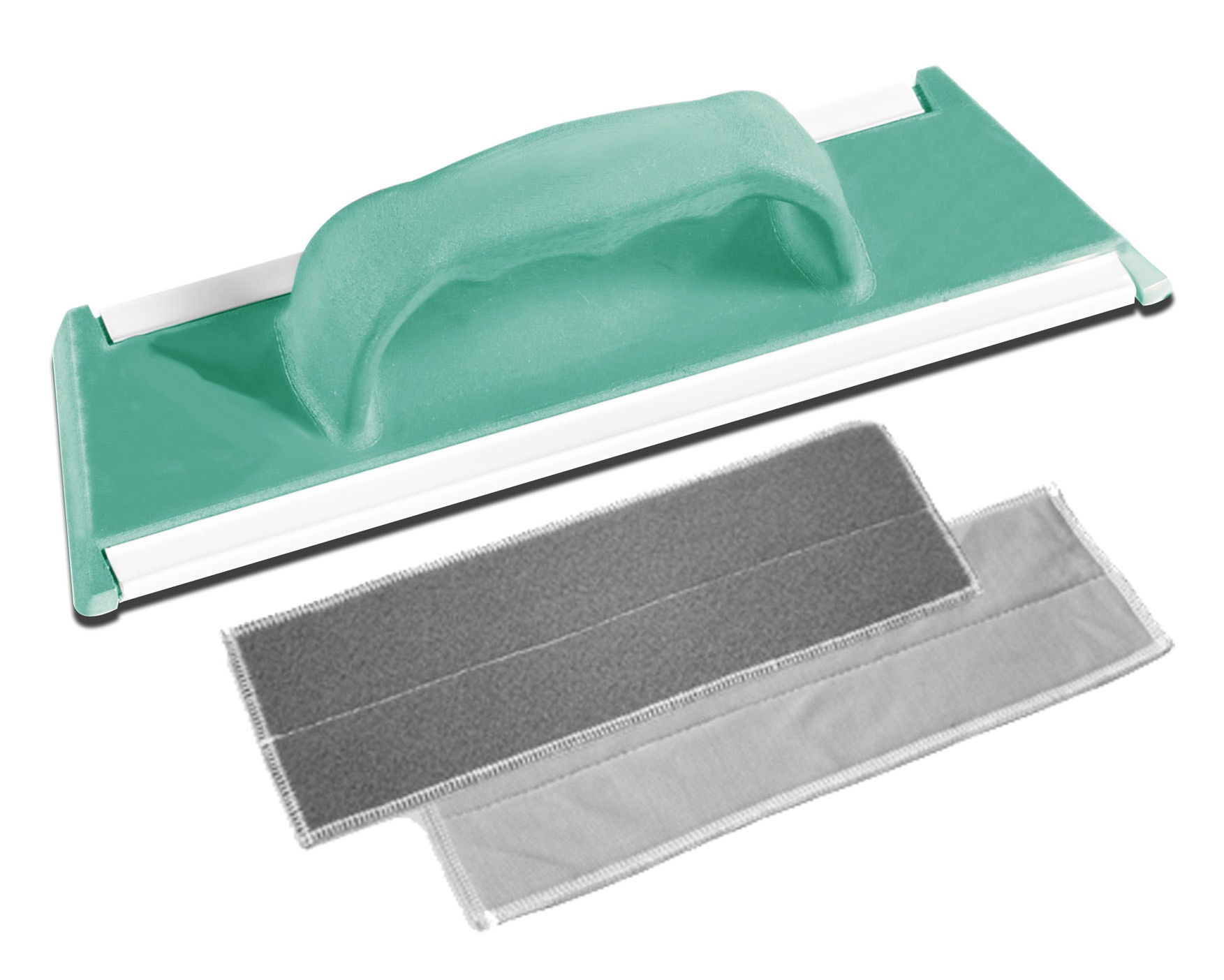 TTS Microfiber Glasmoppe startsæt 5 mopper + håndtag, 30 cm