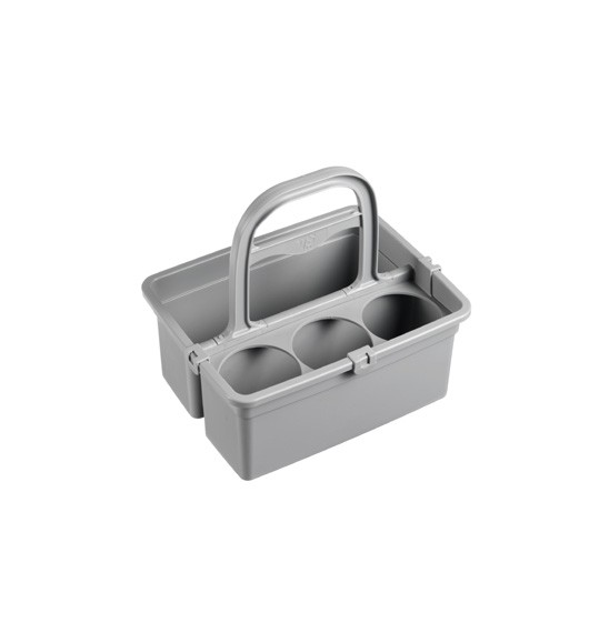 TTS Flaske bakke i grå. t/ 6 flasker - 1 stk