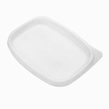Plastlåg Rektangulær 143 x 108 x 9.5 mm PP Klar - 14 pk x 50 stk/krt