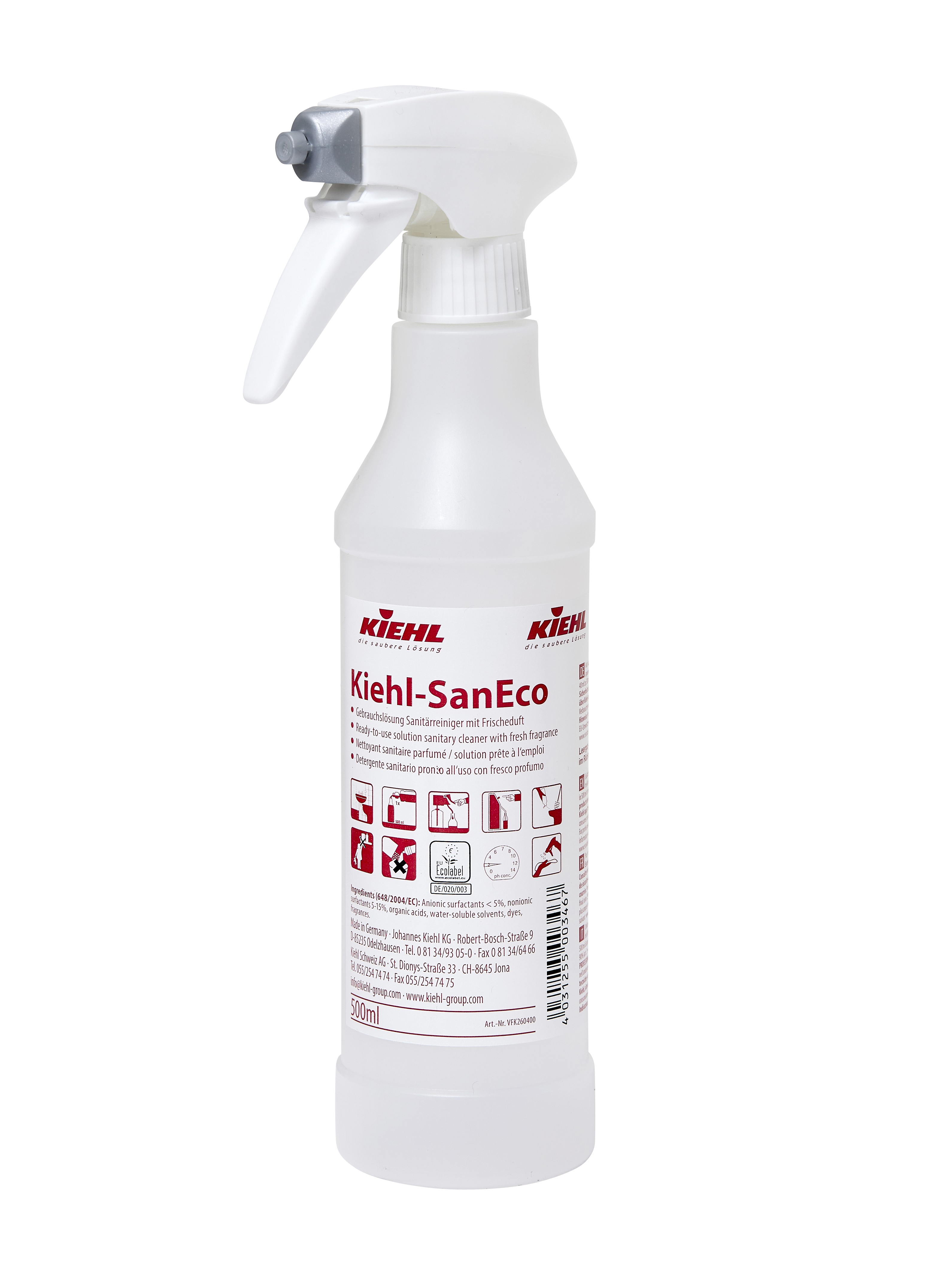 Kiehl SanEco Doseringsflaske med spray 500 ml