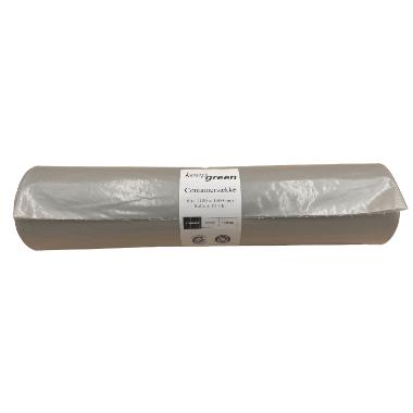 Keepgreen Containersæk Transparent 240 L 40 my 650x1400 mm - 12 rl x 10 stk/krt