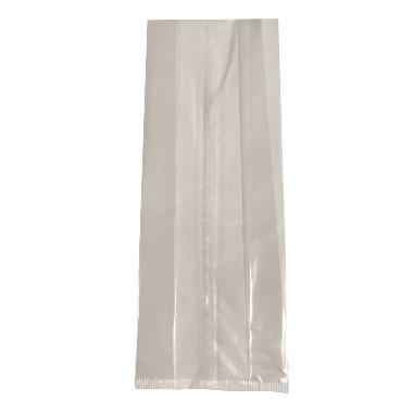 Plastpose 30 my m/Sidefals OPP Klar - 10o stk/pk
