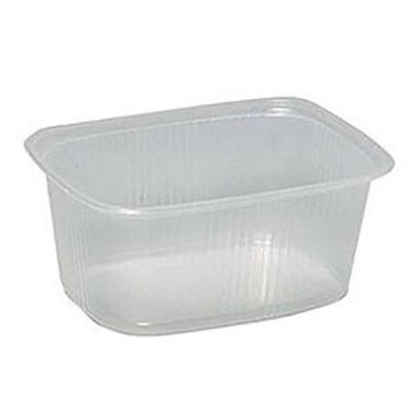 Salatbæger 250 ml Rektangulær PP Klar - 100 stk/pk
