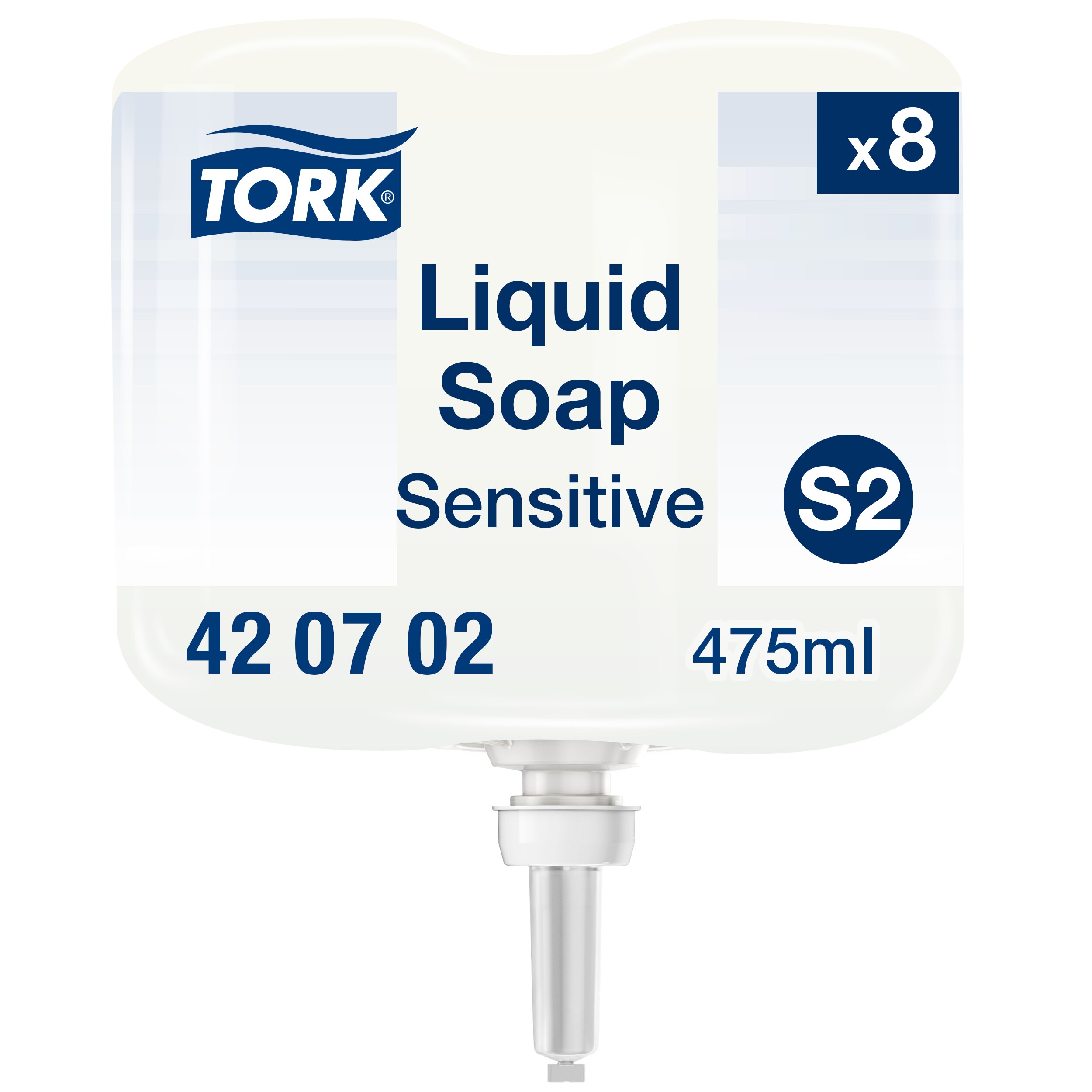 Tork S2 Flydende sæbe, Sensitiv u. Parfume/Farve - 475 ml