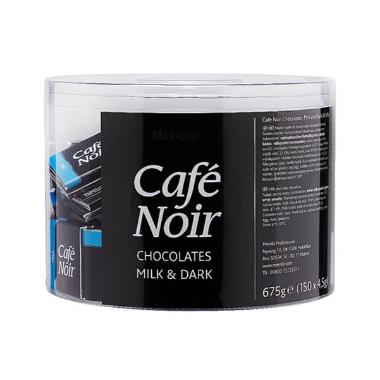 Chokolade Cafe Noir Ass. Mørk/Lys 4.5 gr, 2 ds x 150 stk/krt