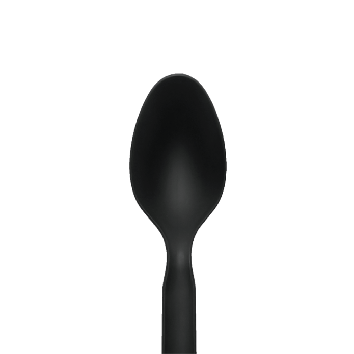 CPLA Ske Sort Bionedbrydelig - 25 stk/pk