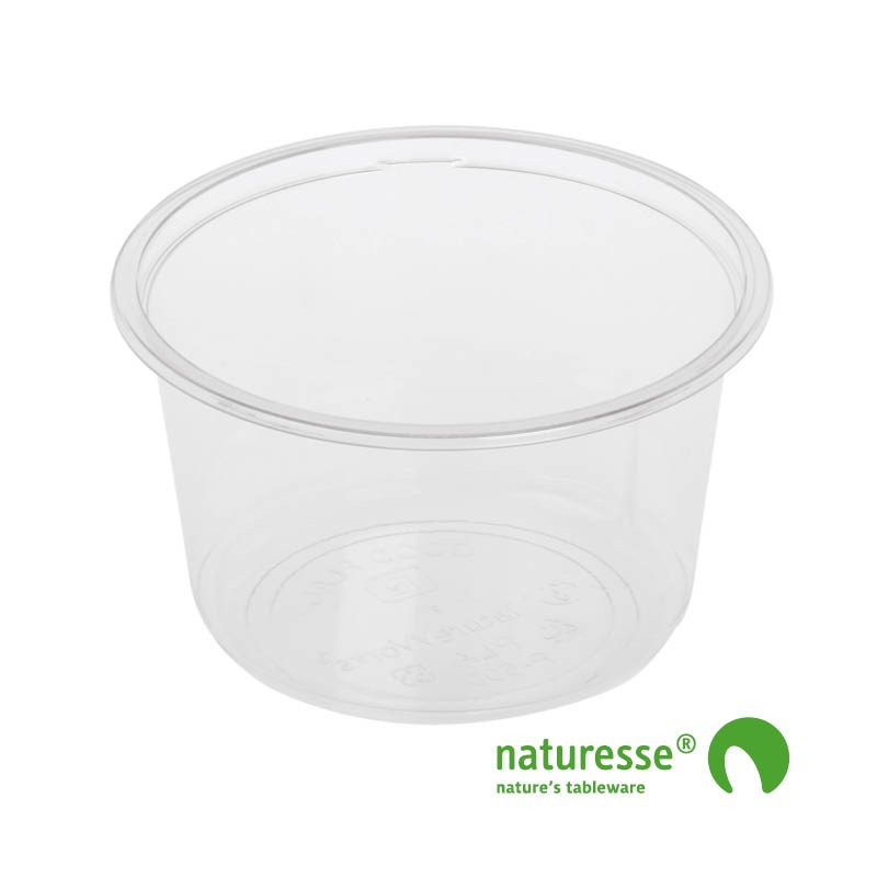 PLA Bæger Klar 500 ml, Ø121 x 73 mm - 50 stk/pk