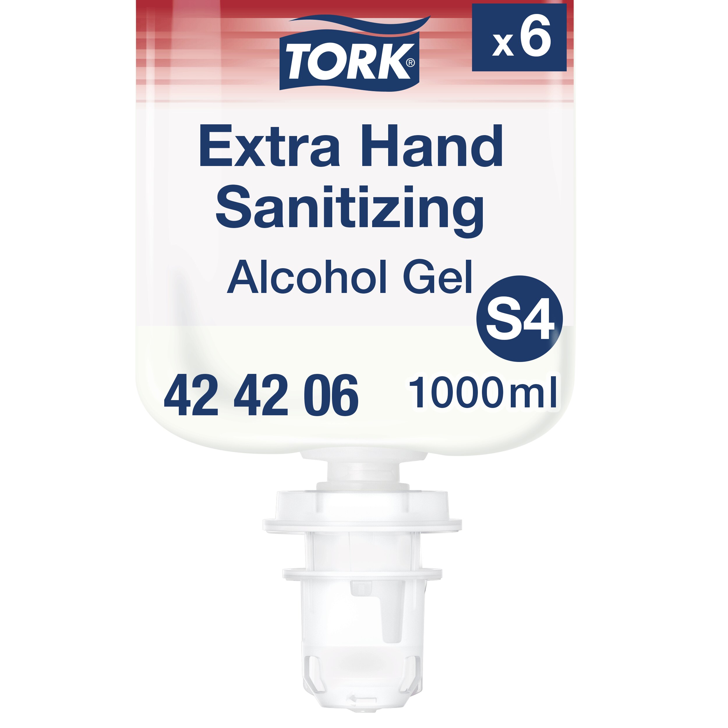 Tork Gel Hånddesinfektion med alkohol 80% til S4, 1 L