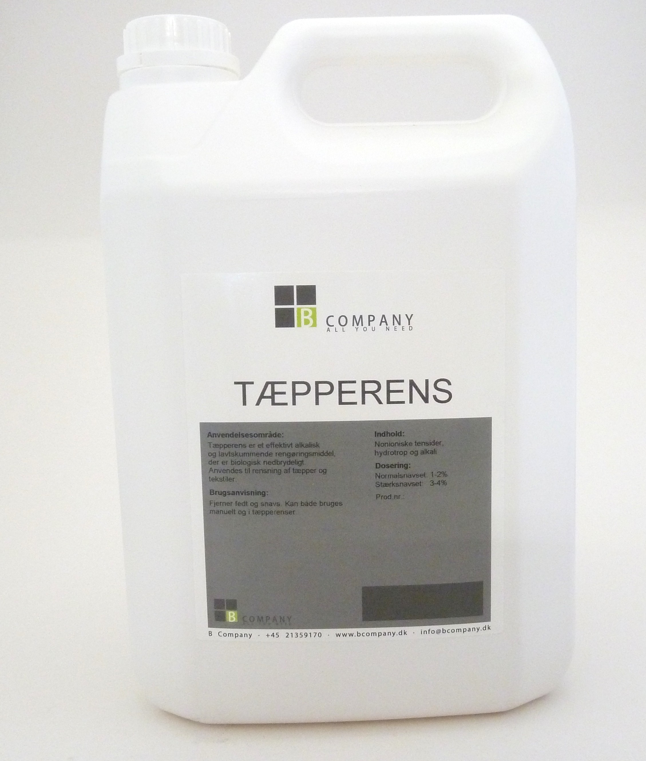 Tæpperens 5 L - fjerner effektivt fedt og snavs - 5 L