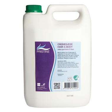 Cremesæbe Hår/Krop Pristine u/Parfume/Parabener - 5 L