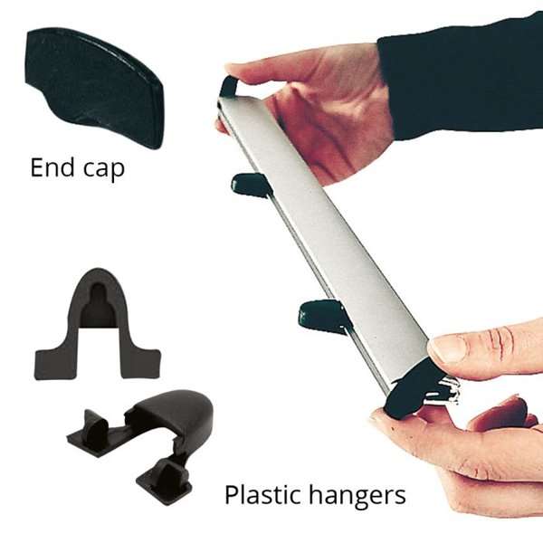 DSI Banner-Line Set, plakatophæng med 30mm aluminium plakatlister - 180cm, Model 251