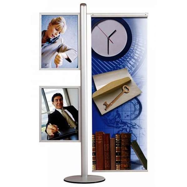 DSI Multi Stander 16 - Dobbeltsidet med 2 stk A2 Slide-in +50cm banner, Model 916