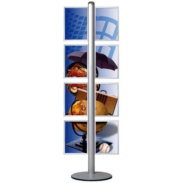 DSI Multi Stander 13 - Dobbeltsidet med 8xA4 Slide-in Vertikal, Model 913