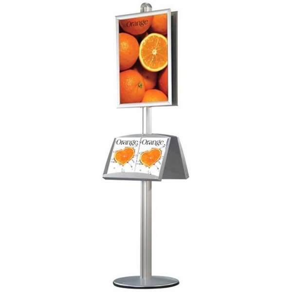 DSI Multi Stander 2 - Dobbeltsidet med Akrylhylde 25mm 2x70x100cm, Model 902