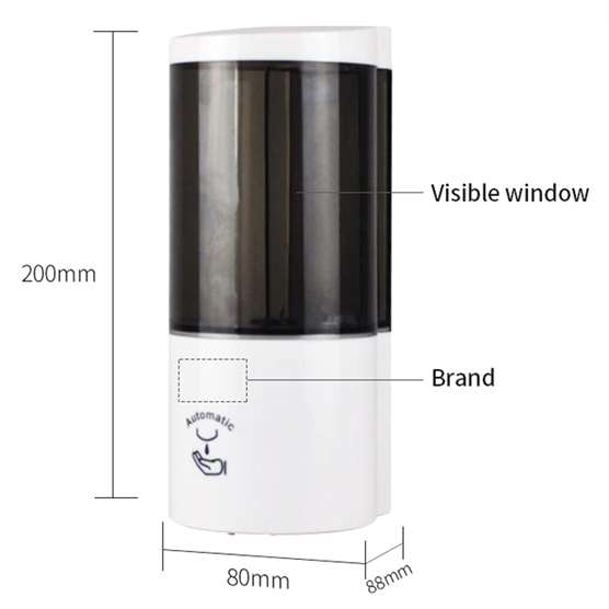 DSI Spritstander med 500 ml dispenser, minimultistand og A4 ramme, Model 852