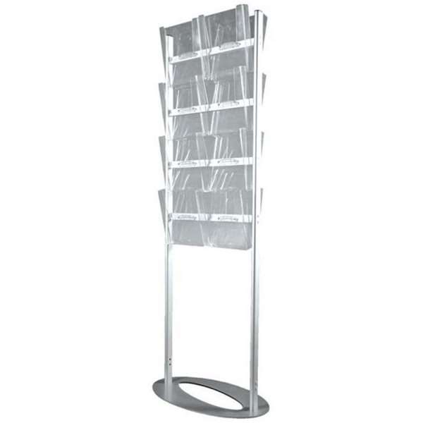Ellipse Brochure Stand, single-sided, 8 x A4