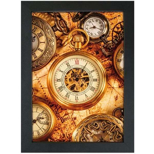 CROWN Klikrám s 33mm hliníkovým plochým profilom, čierna - 100x140 cm
