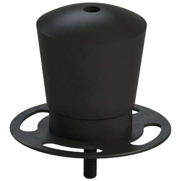 DSI Crowd control top til tov, med gevind - Sort, Model 1029