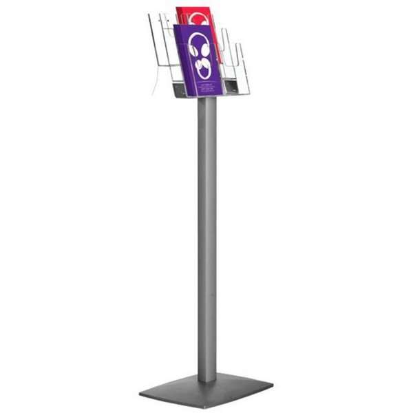 Pillar Brochurestander vertikální - 6xM65 - 9,9x21 cm