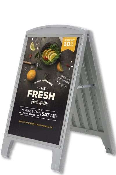 Compact Plast A-board, A1. Gray