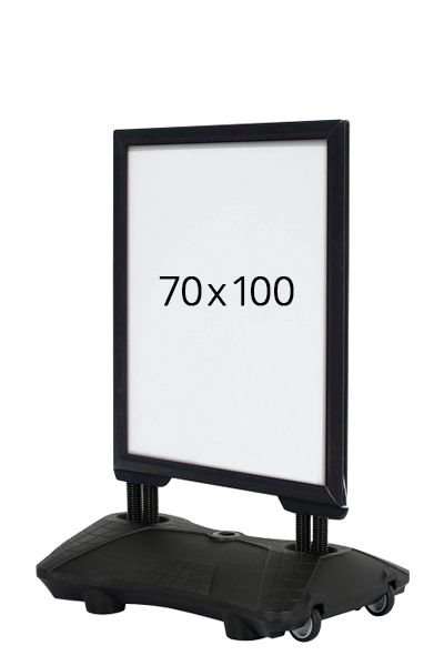 Wind-Sign Waterbase Budget Gatupratare - 70x100 cm - svart