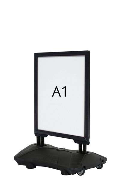Wind-Sign Waterbase Budget Gadeskilt - A1 - svart