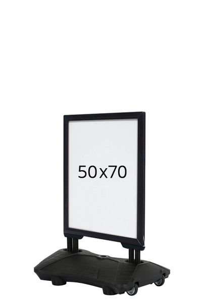 Wind-Sign Waterbase Budget Gatuskylt - 50x70 cm - svart