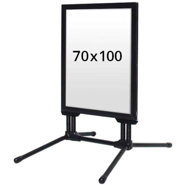 Wind-Line Budget Gadeskilt - 70x100 cm - svart