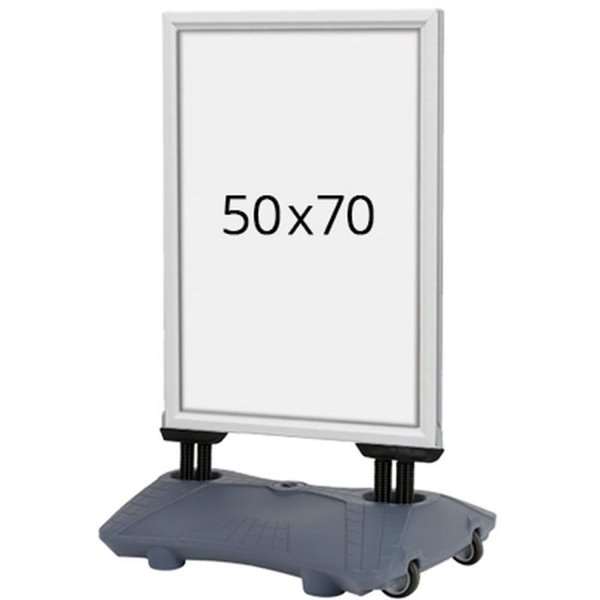Wind-Sign Waterbase Budget Gatuskylt - 50x70 cm - silver