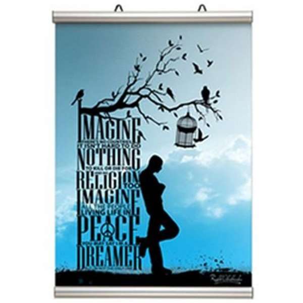 Poster-Line Set, plakátový závěs s 26mm hliníkovými lištami - 30cm (A3)