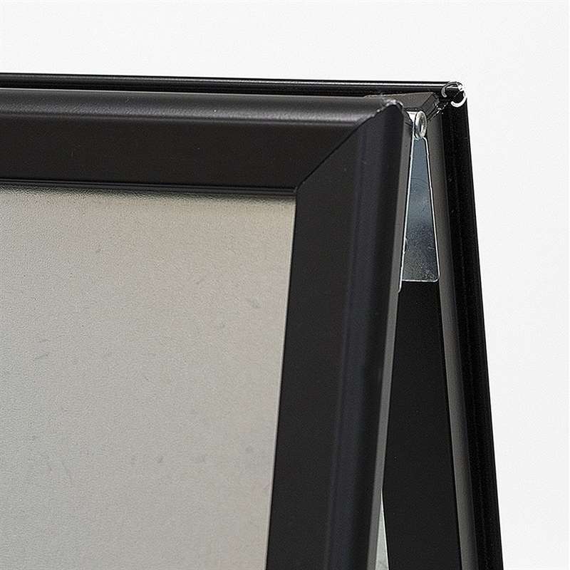 DSI Alu-Line Standard Gadeskilt - sort - 50 x 70 cm, Model 117