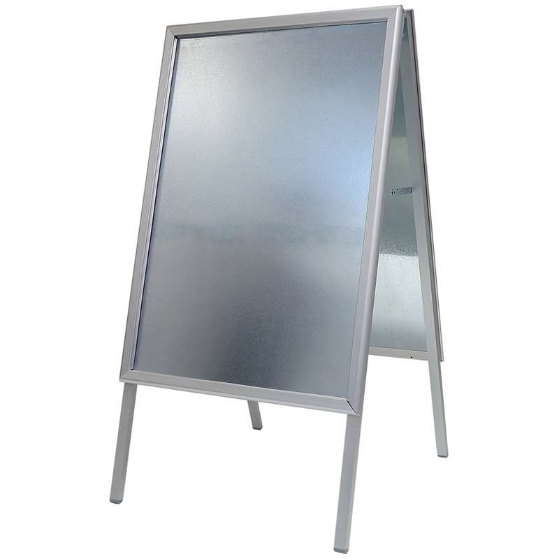 DSI Alu-Line Standard Gadeskilt - sølv - 50 x 70 cm, Model 117
