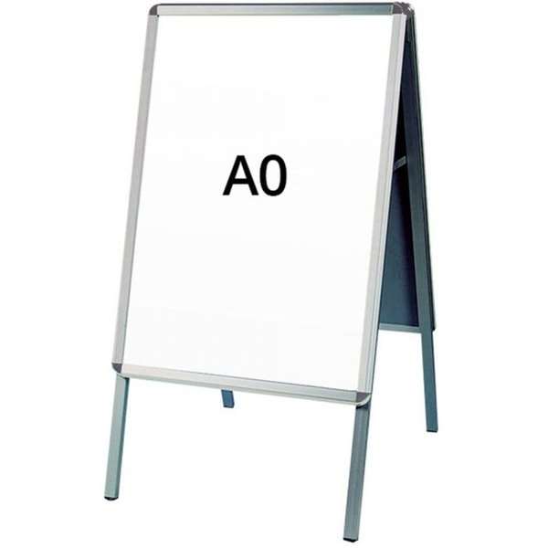 Alu-Line Rondo Poutač - A0 - stříbrný