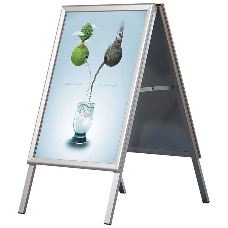 Alu-Line Standard Gatuskylt - silver - A0